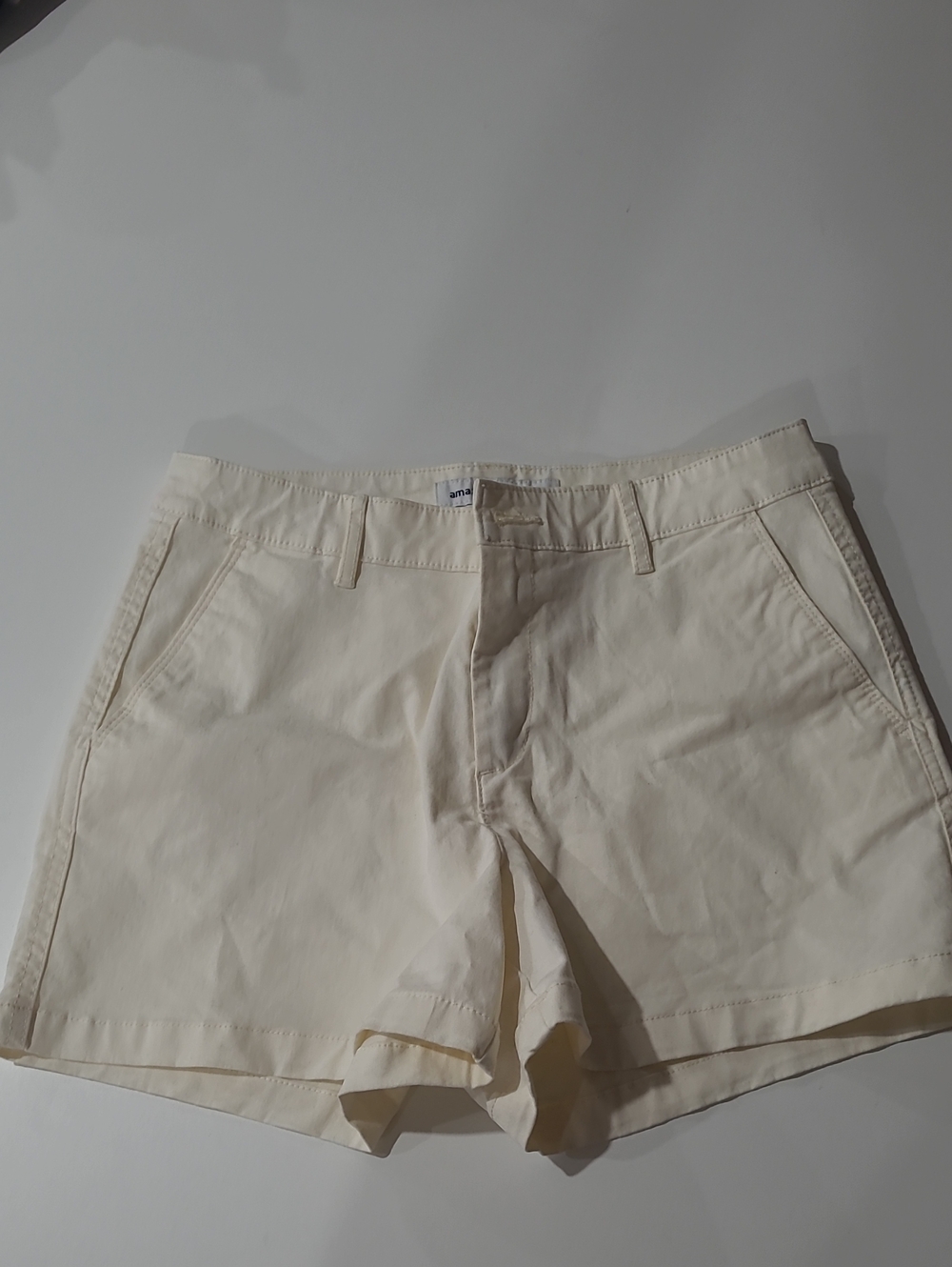 Amazon Essentials Cream Chino Shorts
